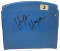 Hulk Hogan Signed Detroit Silverdome (Home Of Wrestle Mania III) Blue #3 Stadium Seatback - HOGSTB500 - Hulk Hogan Signed Detroit Silverdome (Home Of Wrestle Mania III) Blue #3 Stadium Seatback product image