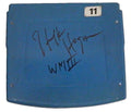 Hulk Hogan Signed Detroit Silverdome (Home Of Wrestle Mania III) Blue Stadium Seatback w/WM III - HOGSTB503 - Hulk Hogan Signed Detroit Silverdome (Home Of Wrestle Mania III) Blue Stadium Seatback w/WM III product image