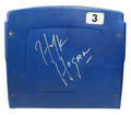 Hulk Hogan Signed Detroit Silverdome (Home Of Wrestle Mania III) Dark Blue #3 Stadium Seatback - HOGSTB505 - Hulk Hogan Signed Detroit Silverdome (Home Of Wrestle Mania III) Dark Blue #3 Stadium Seatback product image