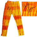 Hulk Hogan Signed Yellow & Red Tie-Dye Wrestling Pants - HOGTRK500 - Hulk Hogan Signed Yellow & Red Tie-Dye Wrestling Pants product image