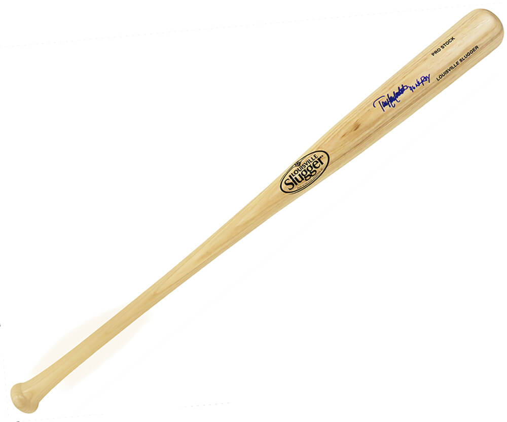 Todd Hollandsworth Signed Louisville Slugger Pro Stock Blonde Baseball Bat w/96 NL ROY - HOLBAT100 - Todd Hollandsworth Signed Louisville Slugger Pro Stock Blonde Baseball Bat w/96 NL ROY product image