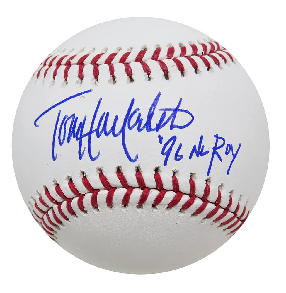 Todd Hollandsworth Signed Rawlings Official MLB Baseball w/96 NL ROY - HOLBSB110 - Todd Hollandsworth Signed Rawlings Official MLB Baseball w/96 NL ROY product image