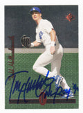 Todd Hollandsworth Signed Los Angeles Dodgers 1994 SP Foil Baseball Rookie Card #6 w/NL ROY 96 - HOLCAR101 - Todd Hollandsworth Signed Los Angeles Dodgers 1994 SP Foil Baseball Rookie Card #6 w/NL ROY 96 product image