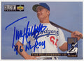 Todd Hollandsworth Signed Los Angeles Dodgers 1994 Collector's Choice Baseball Rookie Card #658 w/NL ROY 96 - HOLCAR109 - Todd Hollandsworth Signed Los Angeles Dodgers 1994 Collector's Choice Baseball Rookie Card #658 w/NL ROY 96 product image
