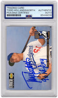 Todd Hollandsworth Signed Dodgers 1994 Collector's Choice Rookie Card #658 w/NL ROY 96 - (PSA Encapsulated) - HOLCAR110 - Todd Hollandsworth Signed Dodgers 1994 Collector's Choice Rookie Card #658 w/NL ROY 96 - (PSA Encapsulated) product image
