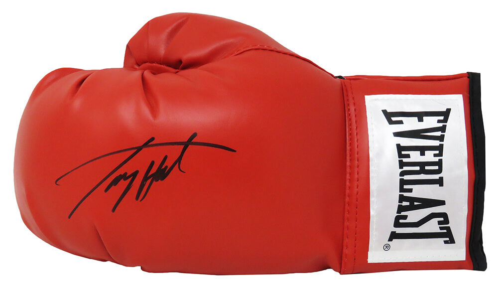 Larry Holmes Signed Everlast Red Boxing Glove - HOLGLV500 - Larry Holmes Signed Everlast Red Boxing Glove product image