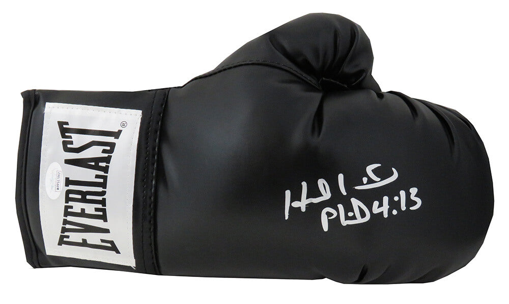 Evander Holyfield Signed Everlast Black Boxing Glove (JSA) - HOLGLV522 - Evander Holyfield Signed Everlast Black Boxing Glove (JSA) product image