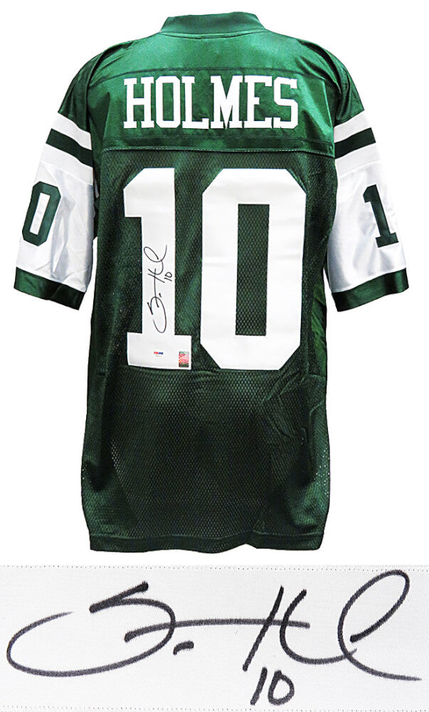 Santonio Holmes Signed New York Jets Green Reebok Prermier Football Jersey (PSA/DNA) - HOLJRY300 - Santonio Holmes Signed New York Jets Green Reebok Prermier Football Jersey (PSA/DNA) product image