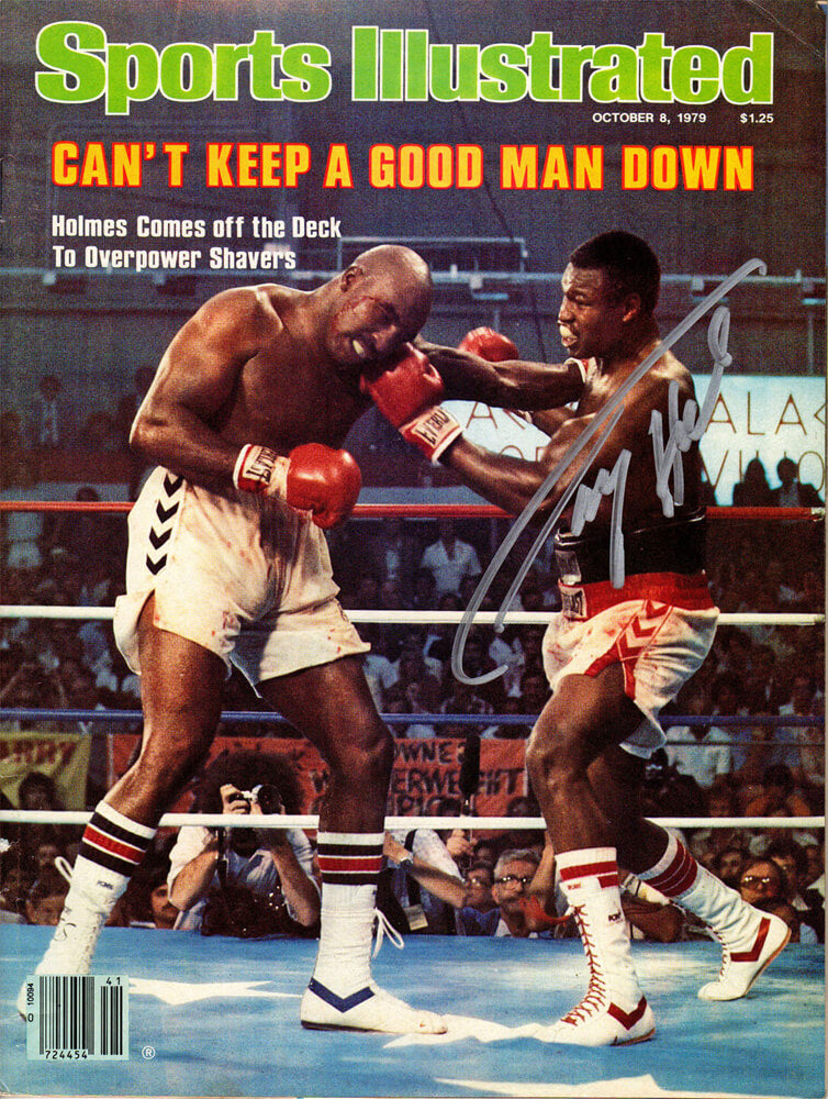 Larry Holmes Signed Boxing Original 10-08-79 Sports Illustrated Magazine - HOLMAG500 - Larry Holmes Signed Boxing Original 10-08-79 Sports Illustrated Magazine product image