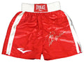 Larry Holmes Signed Everlast Red Boxing Trunks w/Easton Assassin - HOLTRU501 - Larry Holmes Signed Everlast Red Boxing Trunks w/Easton Assassin product image