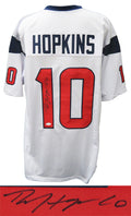 DeAndre Hopkins Signed White Custom Football Jersey (JSA) - HOPJRY302 - DeAndre Hopkins Signed White Custom Football Jersey (JSA) product image