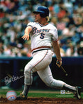 Bob Horner Signed Atlanta Braves Batting 8x10 Photo - HOR08P105 - Bob Horner Signed Atlanta Braves Batting 8x10 Photo product image