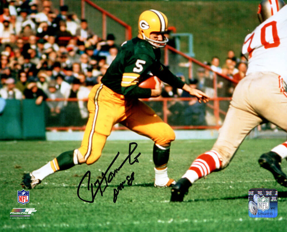 Paul Hornung Signed Green Bay Packers 8x10 Photo w/HOF'86 - HOR08P302 - Paul Hornung Signed Green Bay Packers 8x10 Photo w/HOF'86 product image