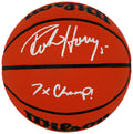 Robert Horry Signed Wilson Indoor/Outdoor NBA Basketball w/7x Champs - HORBSK201 - Robert Horry Signed Wilson Indoor/Outdoor NBA Basketball w/7x Champs product image