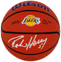 Robert Horry Signed Los Angeles Lakers Logo Wilson NBA Basketball - HORBSK202 - Robert Horry Signed Los Angeles Lakers Logo Wilson NBA Basketball product image