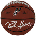 Robert Horry Signed San Antonio Spurs Logo Wilson NBA Basketball - HORBSK203 - Robert Horry Signed San Antonio Spurs Logo Wilson NBA Basketball product image