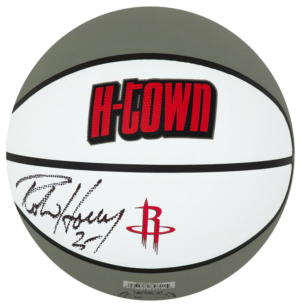 Robert Horry Signed Houston Rockets The City Logo Wilson NBA Basketball - HORBSK204 - Robert Horry Signed Houston Rockets The City Logo Wilson NBA Basketball product image