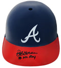 Bob Horner Signed Atlanta Braves Replica Souvenir Batting Helmet w/78 NL ROY - HORBTH100 - Bob Horner Signed Atlanta Braves Replica Souvenir Batting Helmet w/78 NL ROY product image