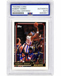 Robert Horry Signed Houston Rockets 1992 Topps GOLD Rookie Basketball Card #308 - (PSA Encapsulated) - HORCAR202 - Robert Horry Signed Houston Rockets 1992 Topps GOLD Rookie Basketball Card #308 - (PSA Encapsulated) product image