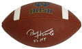 Paul Hornung Signed Notre Dame Rawlings NCAA Logo Football w/56 HT - HORFTB301 - Paul Hornung Signed Notre Dame Rawlings NCAA Logo Football w/56 HT product image