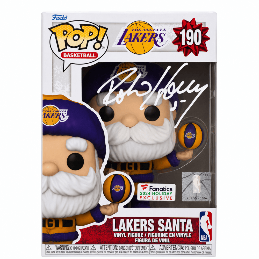 Robert Horry Signed Los Angeles Lakers SANTA Funko Pop Doll #190 - HORFUN200 - Robert Horry Signed Los Angeles Lakers SANTA Funko Pop Doll #190 product image