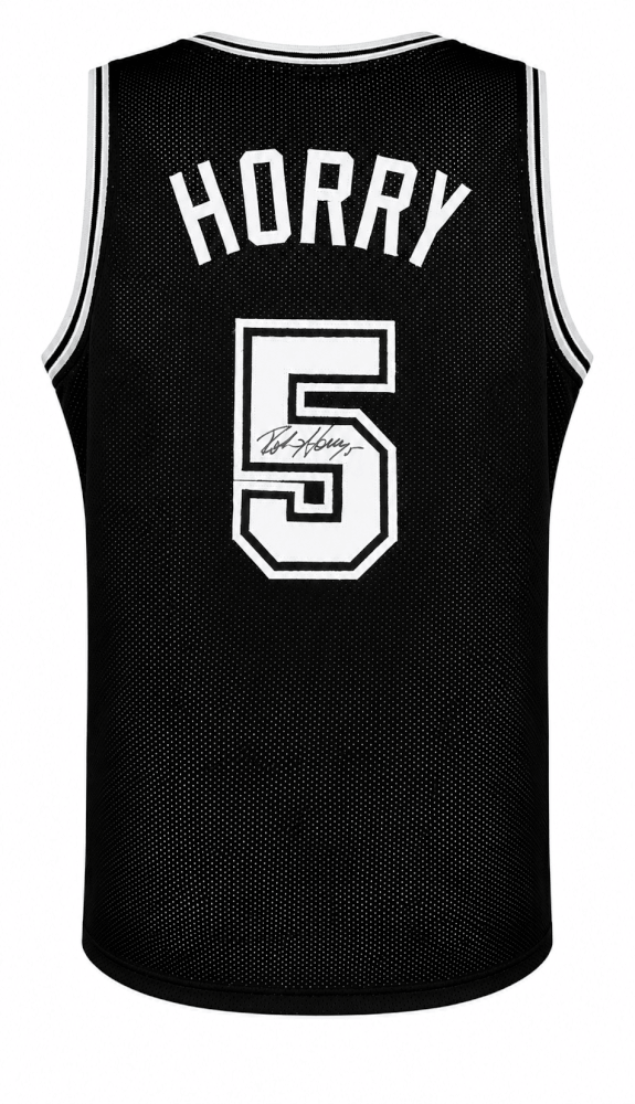 Robert Horry Signed Black Custom Basketball Jersey - HORJRY210 - Robert Horry Signed Black Custom Basketball Jersey product image