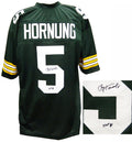 Paul Hornung Signed Green Throwback Custom Football Jersey w/HOF'86 - HORJRY302 - Paul Hornung Signed Green Throwback Custom Football Jersey w/HOF'86 product image