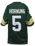 Paul Hornung Signed Green Throwback Custom Football Jersey - (JSA) - HORJRY306 - Paul Hornung Signed Green Throwback Custom Football Jersey - (JSA) product image