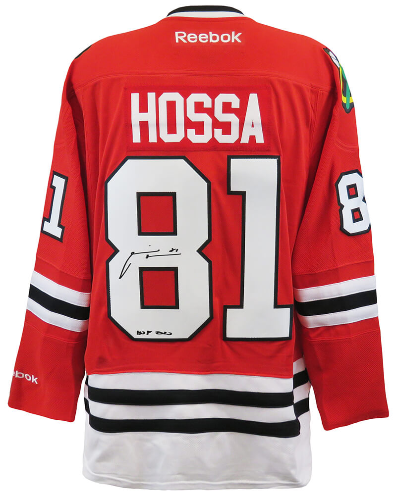 Marian Hossa Signed Chicago Blackhawks Red Reebok Premier Hockey Jersey w/HOF 2020 - HOSJRY403 - Marian Hossa Signed Chicago Blackhawks Red Reebok Premier Hockey Jersey w/HOF 2020 product image
