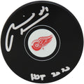 Marian Hossa Signed Detroit Red Wings Logo Hockey Puck  w/HOF 2020 - HOSPUC407 - Marian Hossa Signed Detroit Red Wings Logo Hockey Puck w/HOF 2020 product image