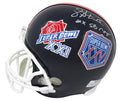 Jeff Hostetler Signed New York Giants Super Bowl XXI & XXV Champs Logo Riddell Full Size Replica Helmet w/2x SB Champs - HOSREP302 - Jeff Hostetler Signed New York Giants Super Bowl XXI & XXV Champs Logo Riddell Full Size Replica Helmet w/2x SB Champs product image