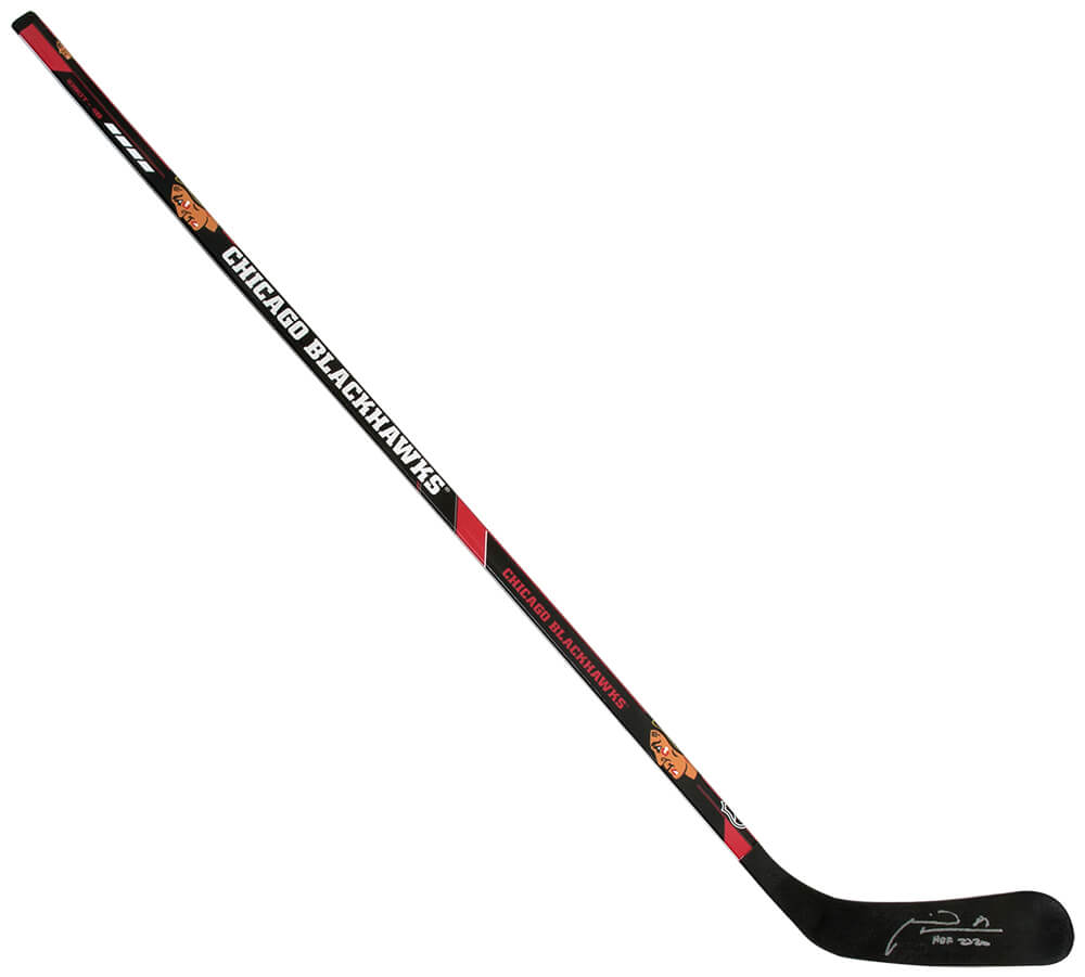Marian Hossa Signed Chicago Blackhawks Franklin 48-Inch Left-Handed Full Size Hockey Stick w/HOF 2020 - HOSSTK402 - Marian Hossa Signed Chicago Blackhawks Franklin 48-Inch Left-Handed Full Size Hockey Stick w/HOF 2020 product image