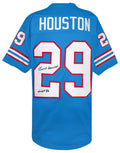 Ken Houston Signed Powder Blue Throwback Custom Football Jersey w/HOF'86 - HOUJRY301 - Ken Houston Signed Powder Blue Throwback Custom Football Jersey w/HOF'86 product image