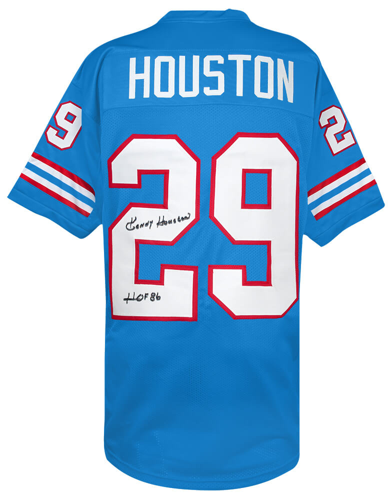 Ken Houston Signed Powder Blue Throwback Custom Football Jersey w/HOF'86 - HOUJRY301 - Ken Houston Signed Powder Blue Throwback Custom Football Jersey w/HOF'86 product image