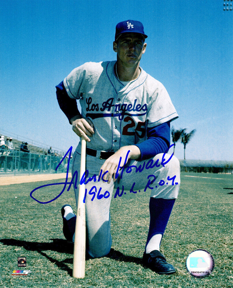 Frank Howard Signed Los Angeles Dodgers 8x10 Photo w/1960 NL ROY - HOW08P112 - Frank Howard Signed Los Angeles Dodgers 8x10 Photo w/1960 NL ROY product image