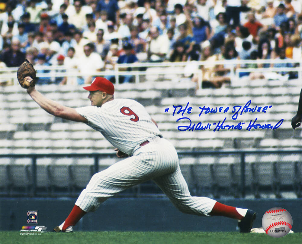 Frank Howard Signed Washington Senators Fielding 8x10 Photo w/The Tower of Power - HOW08P119 - Frank Howard Signed Washington Senators Fielding 8x10 Photo w/The Tower of Power product image