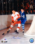 Gordie Howe Signed Detroit Red Wings Action 8x10 Photo - HOW08P402 - Gordie Howe Signed Detroit Red Wings Action 8x10 Photo product image