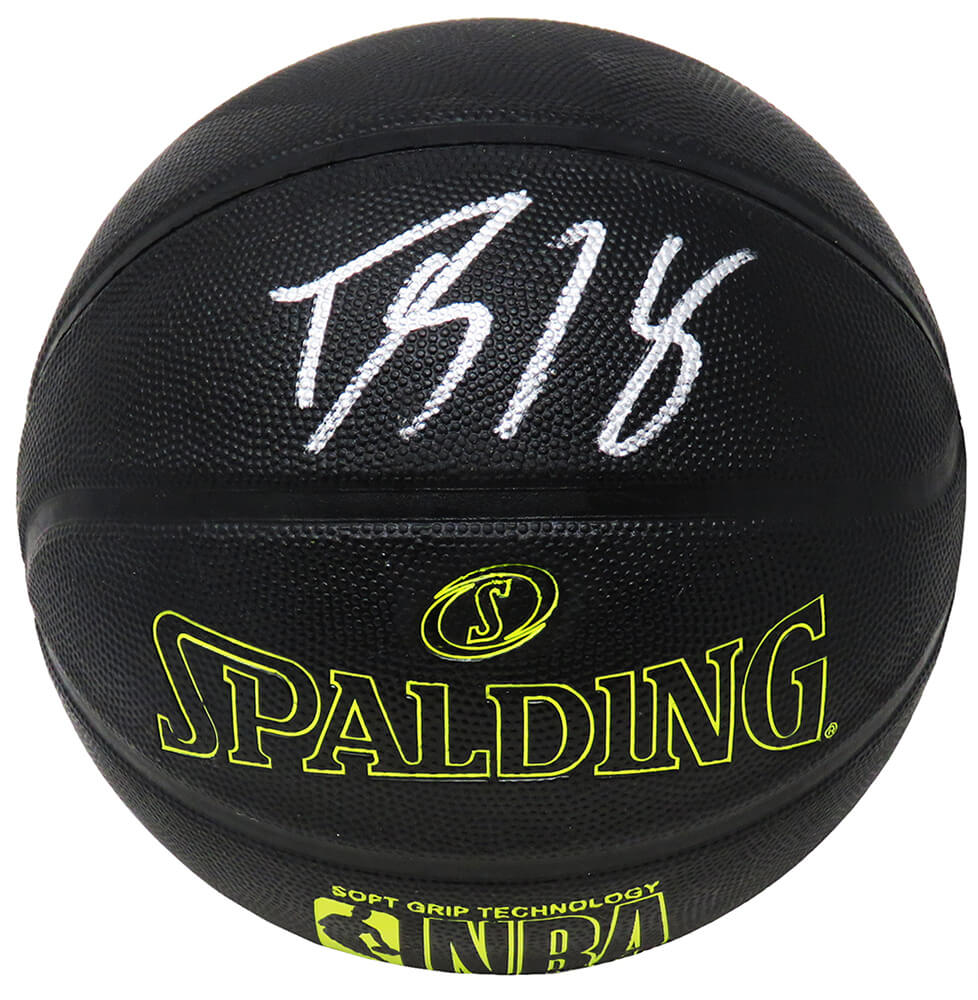 Dwight Howard Signed Spalding Phantom Black With Yellow Lettering NBA Basketball - HOWBSK202 - Dwight Howard Signed Spalding Phantom Black With Yellow Lettering NBA Basketball product image