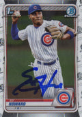 Ed Howard Signed Chicago Cubs 2020 Topps Bowman Chrome Baseball Rookie Card #BD-98 - HOWCAR100 - Ed Howard Signed Chicago Cubs 2020 Topps Bowman Chrome Baseball Rookie Card #BD-98 product image