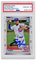 Ed Howard Signed Chicago Cubs 2020 Topps Bowman Chrome Baseball Rookie Card #BD-98 - (PSA/DNA - Auto Grade 10) - HOWCAR103 - Ed Howard Signed Chicago Cubs 2020 Topps Bowman Chrome Baseball Rookie Card #BD-98 - (PSA/DNA - Auto Grade 10) product image