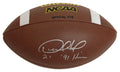 Desmond Howard Signed Wilson NCAA Full Size Football w/91 Heisman - HOWFTB300 - Desmond Howard Signed Wilson NCAA Full Size Football w/91 Heisman product image