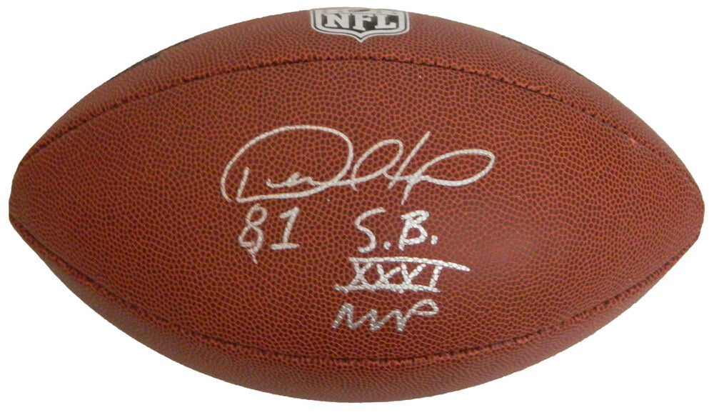 Desmond Howard Signed Wilson NFL Full Size Football w/SB XXXI MVP - HOWFTB302 - Desmond Howard Signed Wilson NFL Full Size Football w/SB XXXI MVP product image