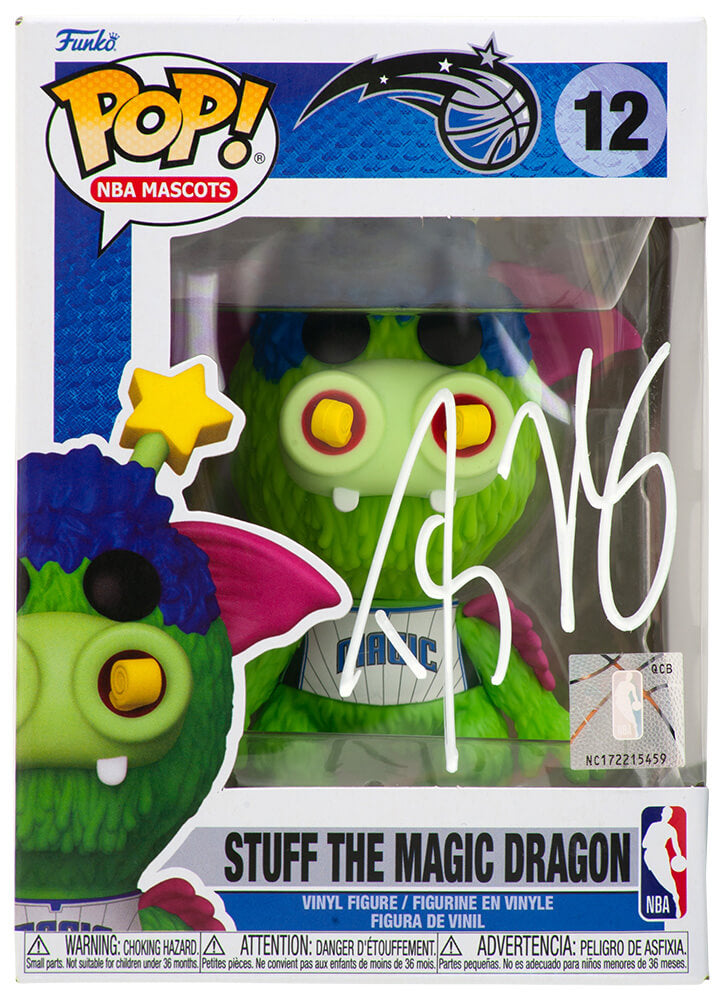 Dwight Howard Signed Orlando Magic Stuff The Magic Dragon NBA Mascot Funko Pop Doll #12 - HOWFUN200 - Dwight Howard Signed Orlando Magic Stuff The Magic Dragon NBA Mascot Funko Pop Doll #12 product image