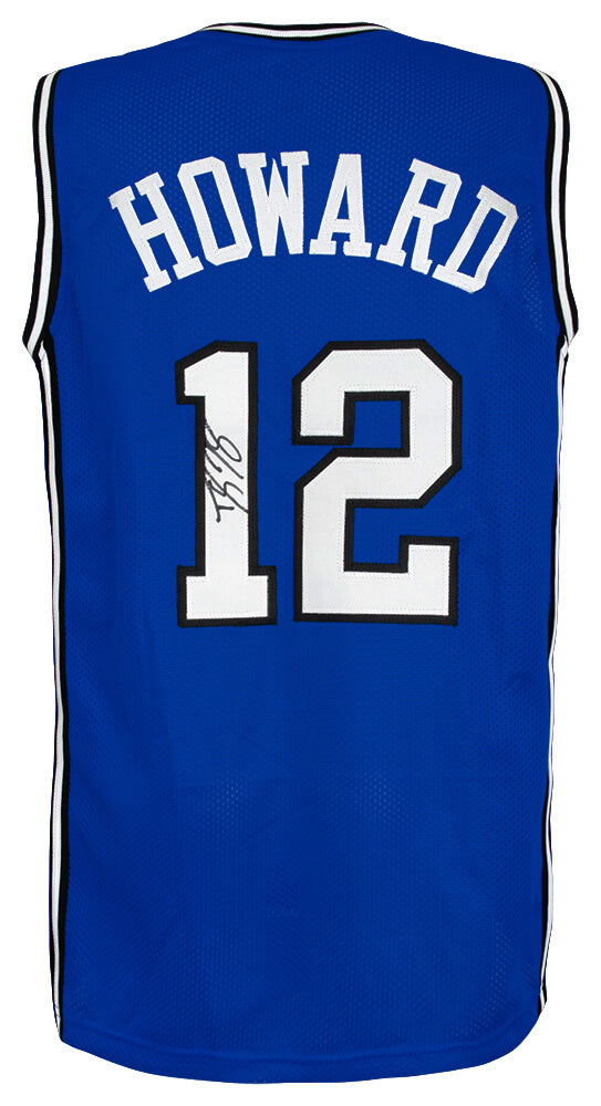 Dwight Howard Signed Blue Custom Basketball Jersey - HOWJRY200 - Dwight Howard Signed Blue Custom Basketball Jersey product image
