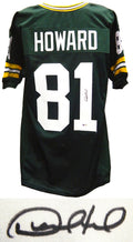 Desmond Howard Signed Green Custom Football Jersey (Beckett) - HOWJRY302 - Desmond Howard Signed Green Custom Football Jersey (Beckett) product image