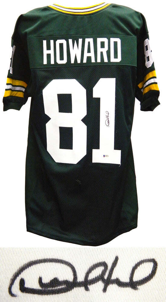 Desmond Howard Signed Green Custom Football Jersey (Beckett) - HOWJRY302 - Desmond Howard Signed Green Custom Football Jersey (Beckett) product image