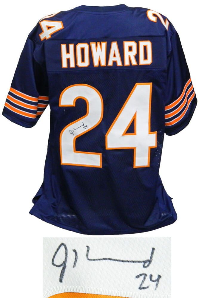 Jordan Howard Signed Navy Custom Football Jersey - HOWJRY310 - Jordan Howard Signed Navy Custom Football Jersey product image