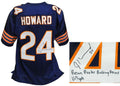 Jordan Howard Signed Navy Custom Football Jersey w/Bears Rookie Rushing Record 1,313 Yds - HOWJRY311 - Jordan Howard Signed Navy Custom Football Jersey w/Bears Rookie Rushing Record 1,313 Yds product image