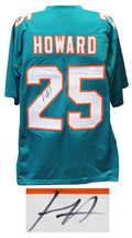 Xavien Howard Signed Teal Custom Football Jersey - HOWJRY320 - Xavien Howard Signed Teal Custom Football Jersey product image