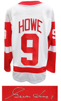 Gordie Howe Signed Detroit Red Wings White Fanatics Premier Hockey Jersey - HOWJRY405 - Gordie Howe Signed Detroit Red Wings White Fanatics Premier Hockey Jersey product image